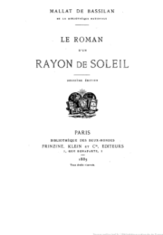 1885 Le roman d’un rayon de soleil _Paleo_Energetique