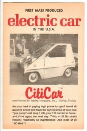 1974 CitiCar - La première voiture électrique produite en série aux Etats-Unis _Paleo_Energetique