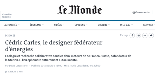 Cédric Carles Le Monde