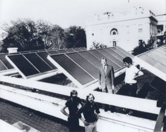 Paléo-énergétique : Les panneaux solaires thermiques de la Maison Blanche