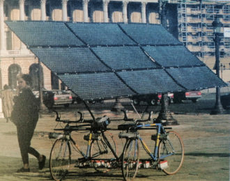 Paléo-énergétique : le vélo électro-solaire de François Guerbet